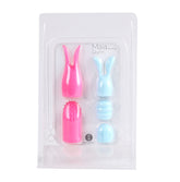 Quinn 5 Piece Silicone Attachments Set for Adult Massagers Pink Blue > Sex Toys For Ladies > Wand Massagers and Attachments